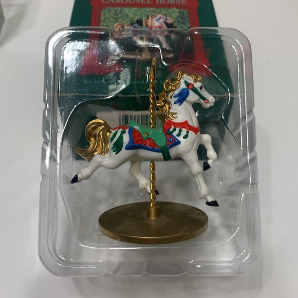 Carousel Horse Snow 1st Hallmark 1989 - Picture 12 of 12
